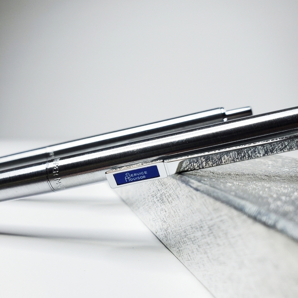 Vintage Paper Mate 'Service Advisor' Chrome 79' Pen Pencil Car Employee Gift Set - Picture 13 of 14